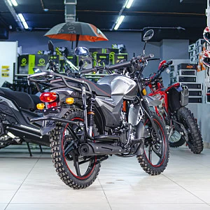 Мопед ROCKOT ALPHA OFFROAD M-12 (серый металлик)