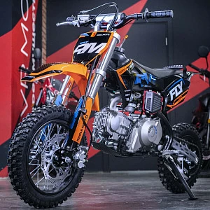 Питбайк Regulmoto FLY 12/10 (Черный/ оранжевый, 104801-1)